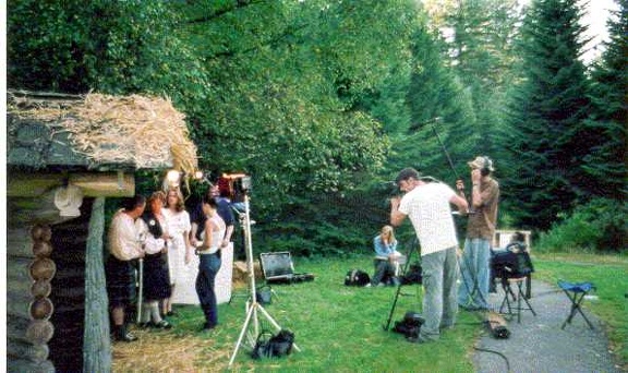 Outlander on set
