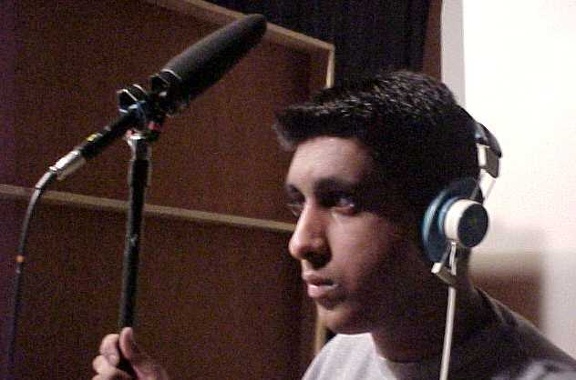 TK doing Audio